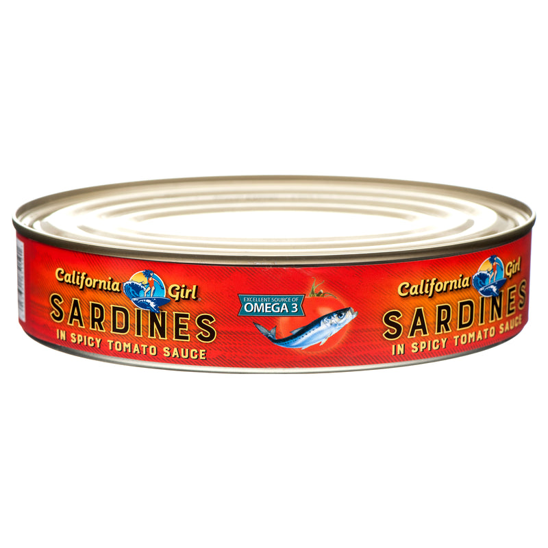 California Girl Sardines, Chili, 15 oz (24 Pack)