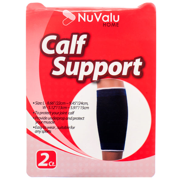 Nuvalu Elastic Support Calf 2Pc W/Blister (24 Pack)