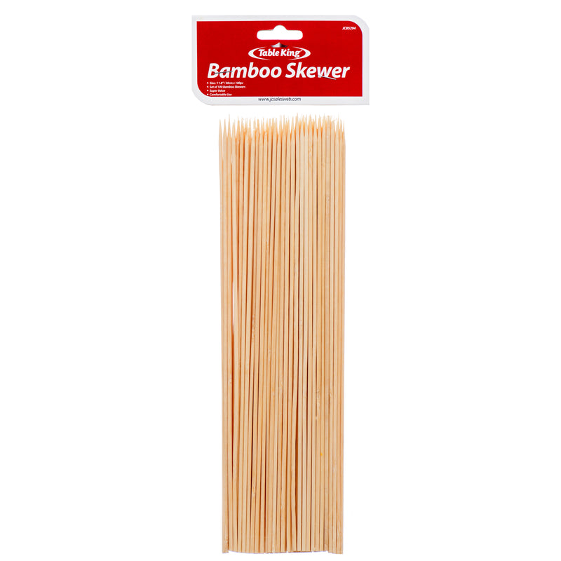Table King Bamboo Bbq Skewer 11.8" 100Ct (24 Pack)
