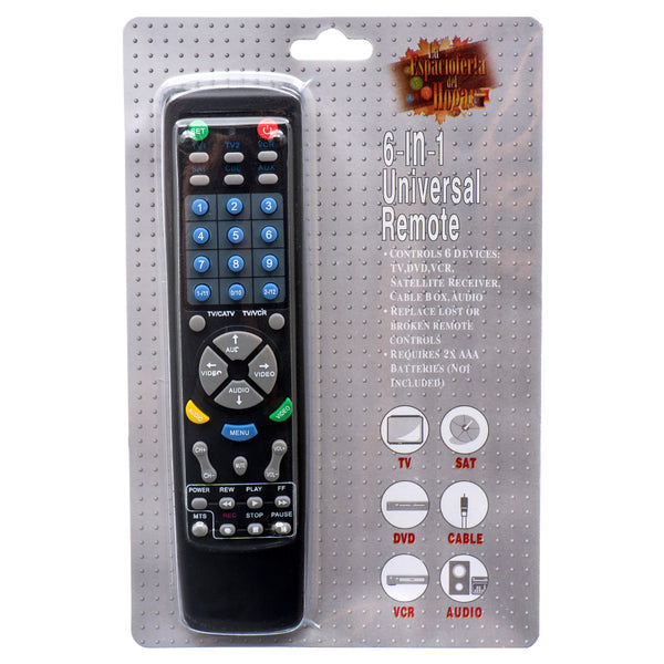 Remote Control Black Color W/Blister Card (24 Pack)