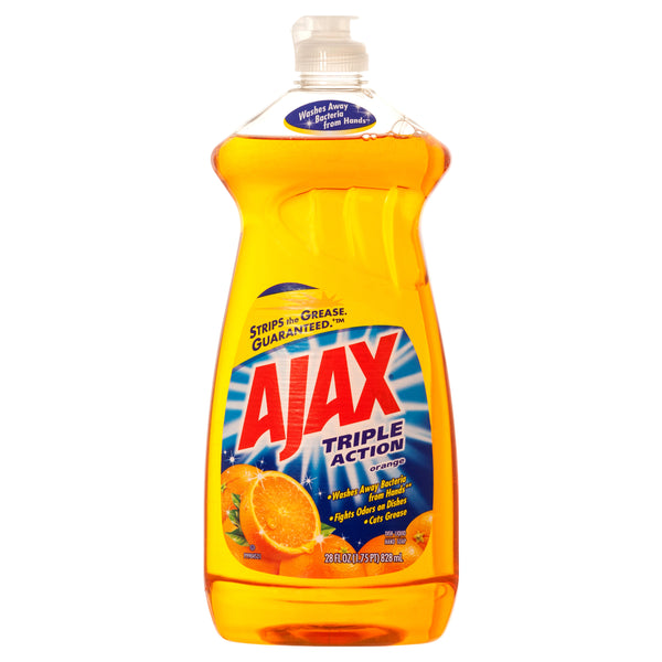 Ajax Liquid Dish Soap, Orange, 28 oz (9 Pack)