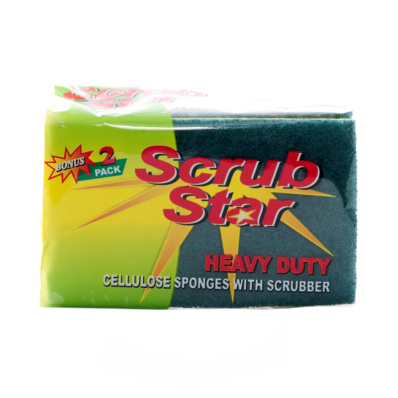 Scrubber Sponge 2Pc Scrub Pro