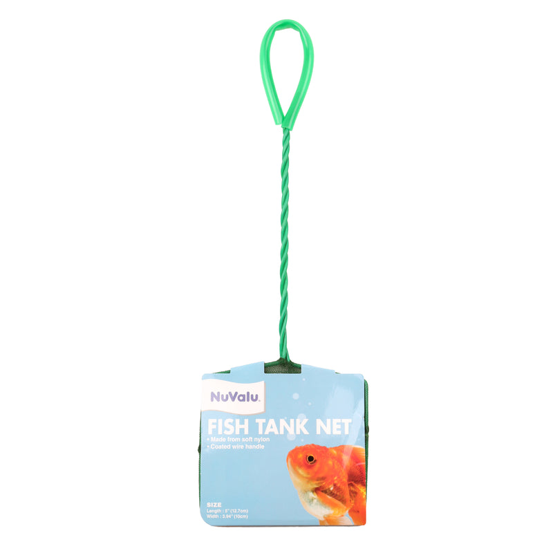 Nuvalu Fish Tank Net 5" W/ Deluxe Handle (24 Pack)