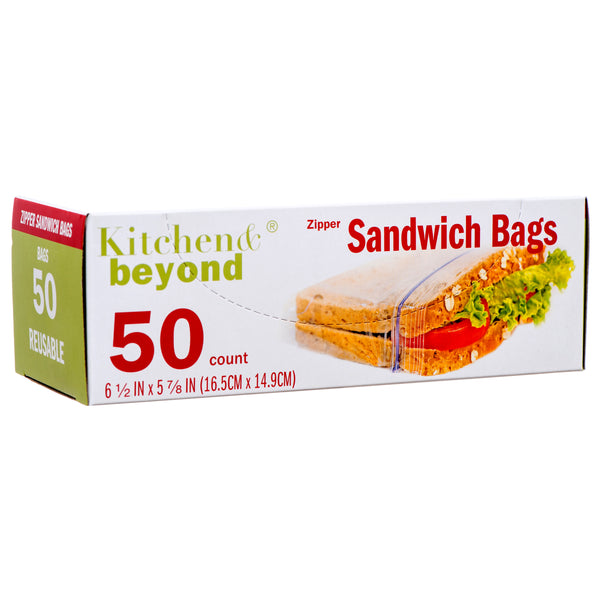 Sandwich Zipper Bag 42 Ct (24 Pack)