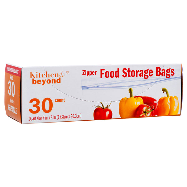Storage Zipper Bag 25Ct 1 Qt (24 Pack)