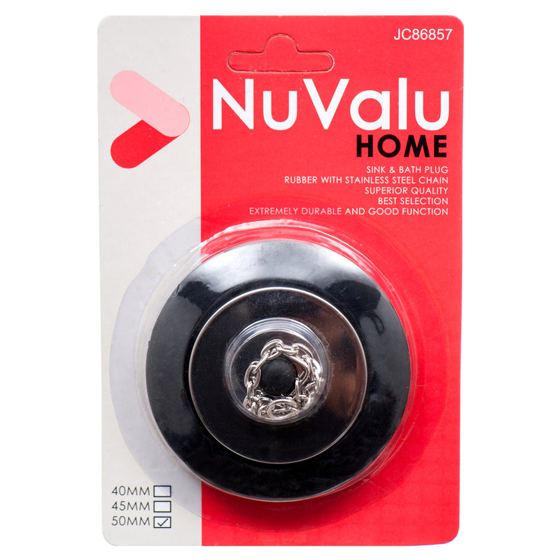Nuvalu Sink And Bath Plug (24 Pack)