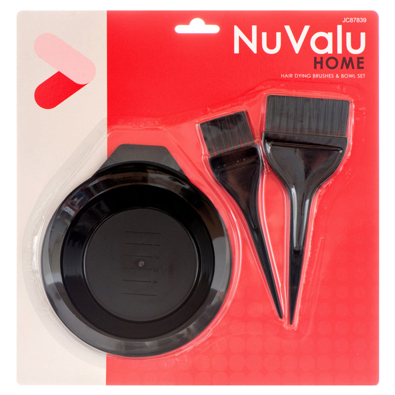 NuValu Hair Dying Brush & Bowl Set (24 Pack)