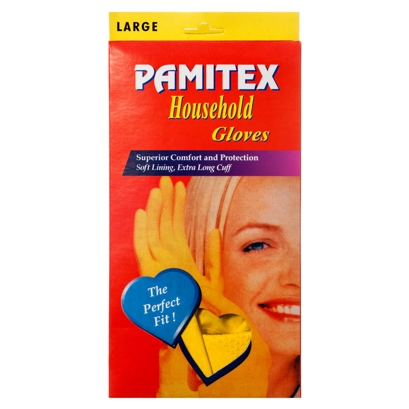 Household Latex Gloves, Large (24 Pack)