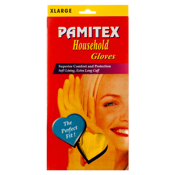 Household Latex Gloves, X-Large (24 Pack)