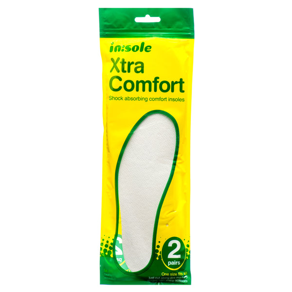 Insole Shock Absorbing Comfort 2 Pairs (24 Pack)