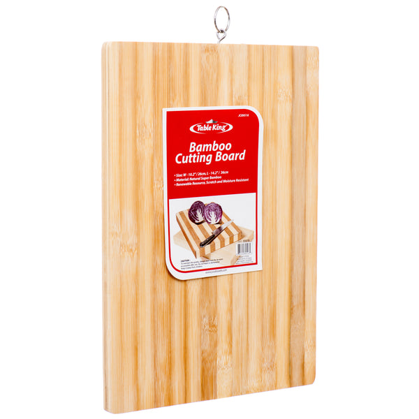 Table King Bamboo Cutting Board 10.25" X 14.15" W/Strip Pattern (20 Pack)