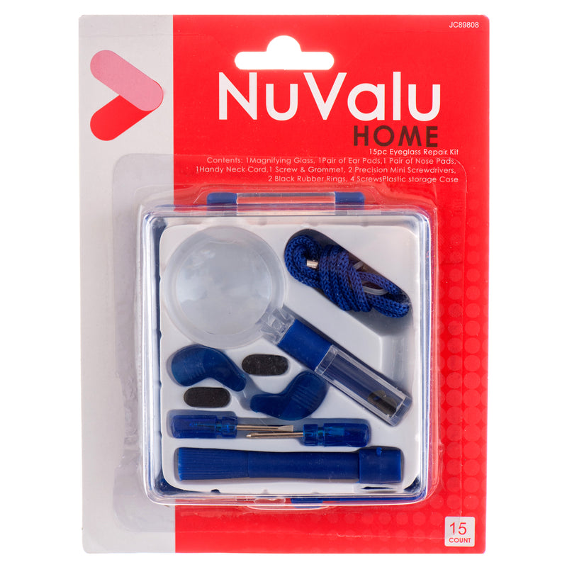NuValu Eyeglass Repair Kit w/ Case (24 Pack)