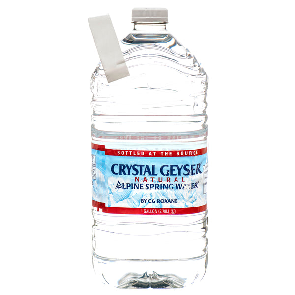 Crystal Geyser Natural Alpine Spring Water, 1 gal (6 Pack)