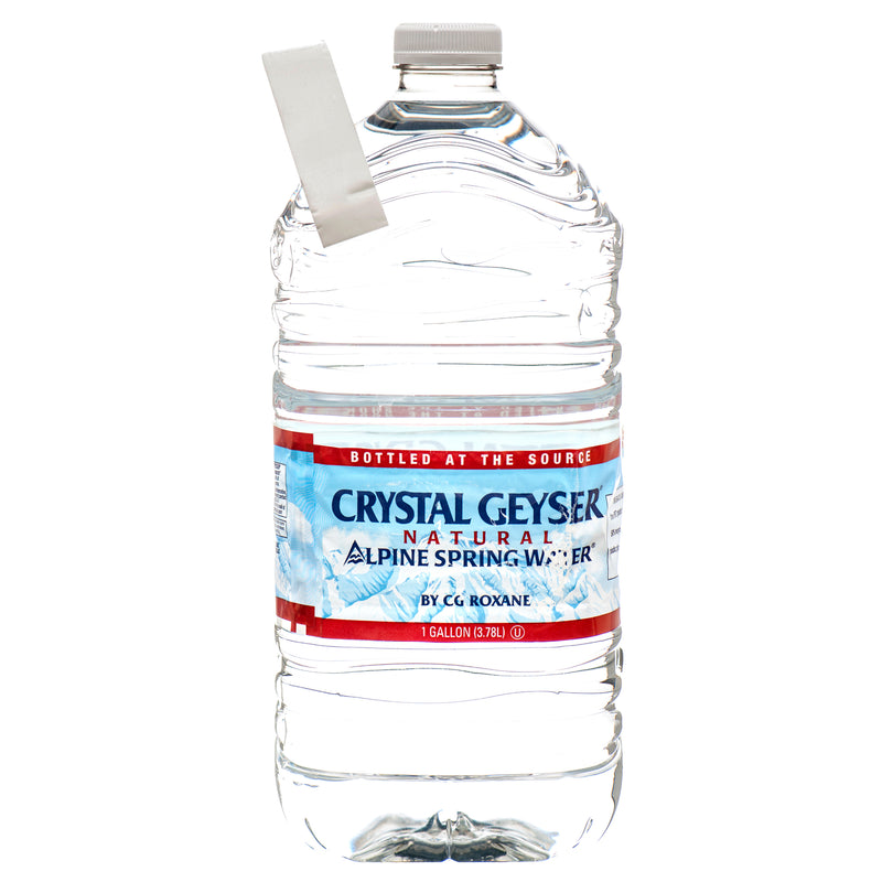 Crystal Geyser Natural Alpine Spring Water, 1 gal (6 Pack)