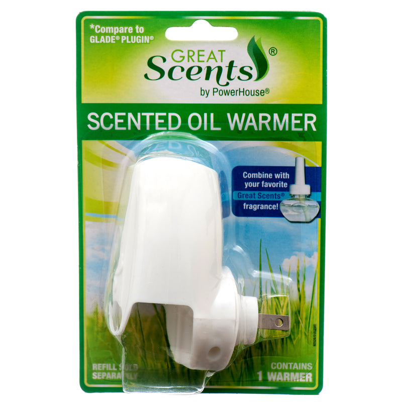 Great Scents Plug-In Air Freshener Scented Oil Warmer (12 Pack)