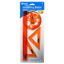 Ruler 5Pc Geometry Use Asst