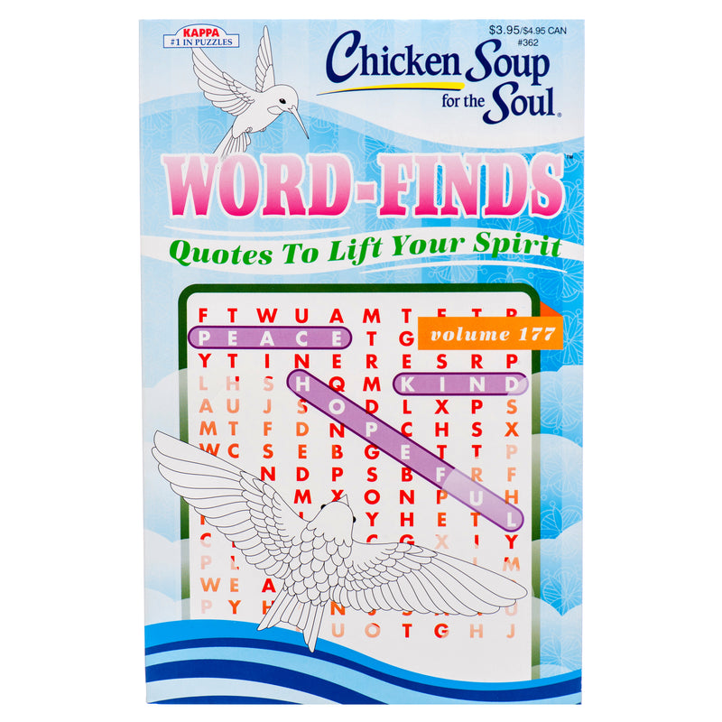 Chicken Soup for the Soul Word Find, Words to Lift Your Spirit (24 Pack)