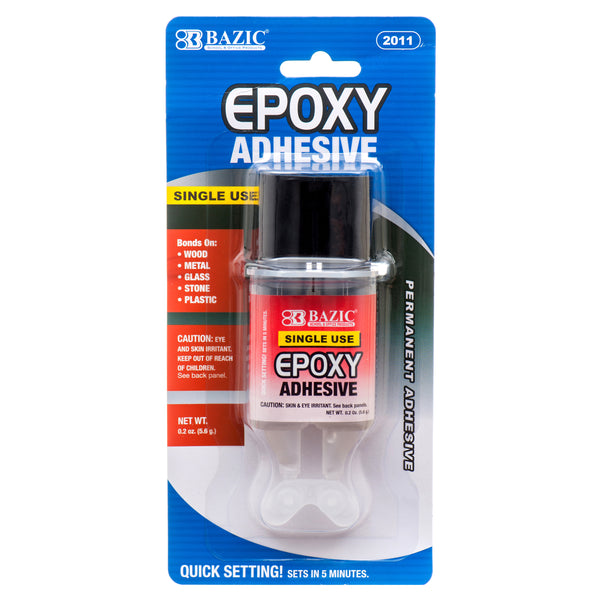 Quick Setting Epoxy Glue, 0.2 oz (24 Pack)
