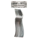 Plastic Silver Spoon 12Ct