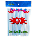 Straw Jumbo 50 Ct Pointy Tip (48 Pack)