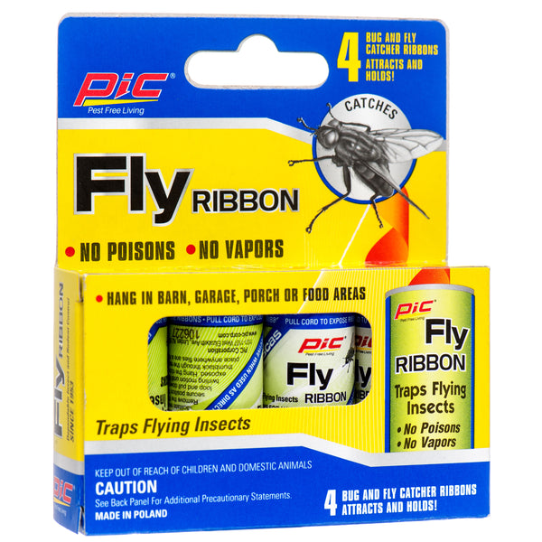 PIC Fly Ribbon Trap, 4 Count (24 Pack)