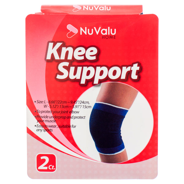 Nuvalu Elastic Support Knee 2Pc. W/ Blister (24 Pack)