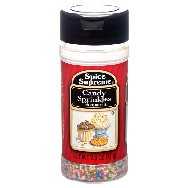 Spice Supreme Candy Sprinkles, 2.5 oz (12 Pack)