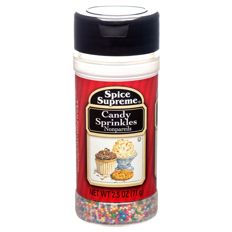 Spice Supreme Candy Sprinkles, 2.5 oz (12 Pack)